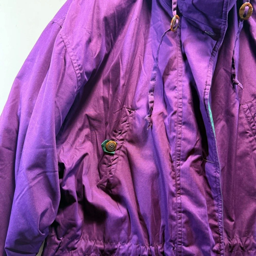 VINTAGE Bomber Jacket Size Medium Izzi Innovations Thermolite Ski Snow Coat - Picture 9 of 16